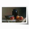 Extra large rolled print of colorful fruit and floral design, ideal for art wall dining room or bathroom.