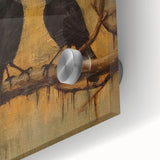 Spooky Wall Art - Gothic Ravens on a Branch Halloween Canvas Art
