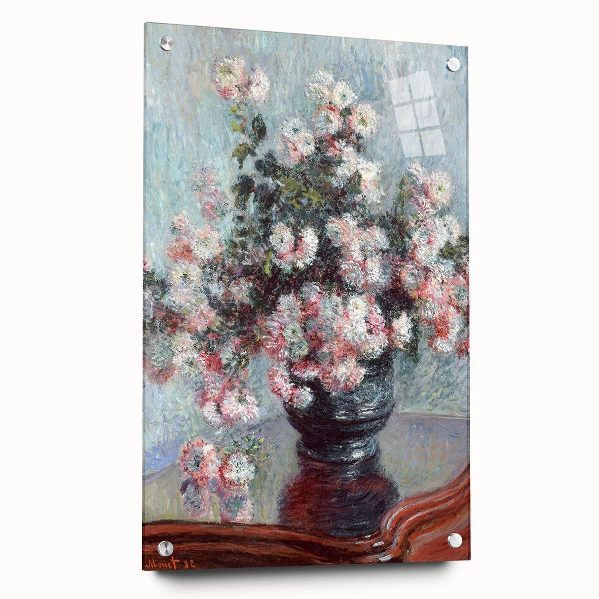Impressionist Floral Art - Alfred William Finch’s Chrysanthemums Print