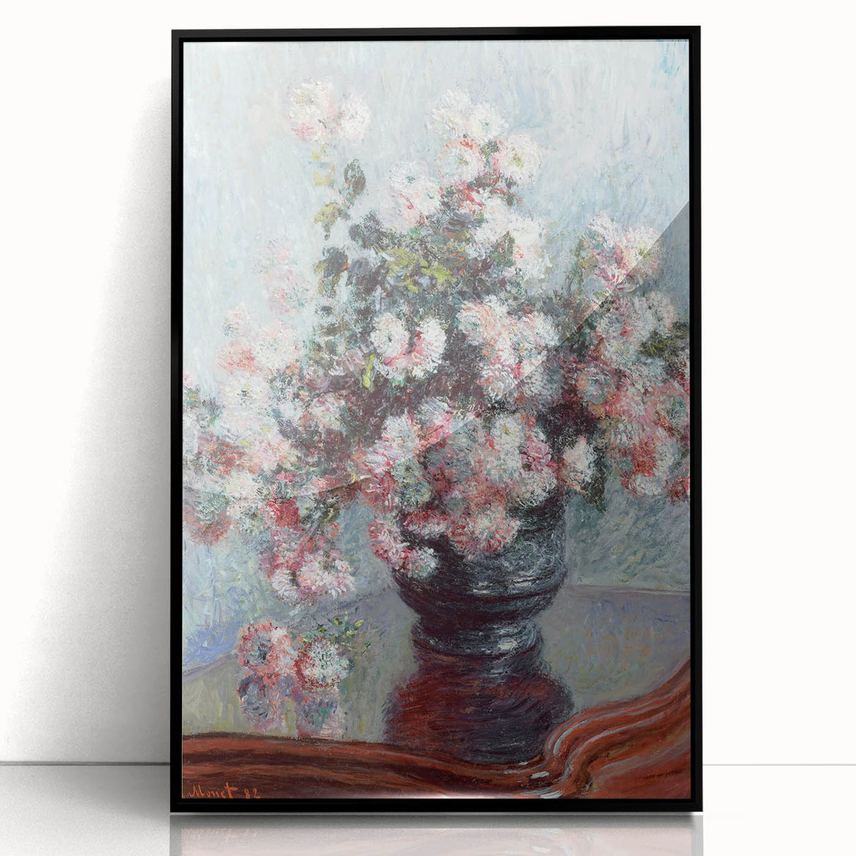 Impressionist Floral Art - Alfred William Finch’s Chrysanthemums Print