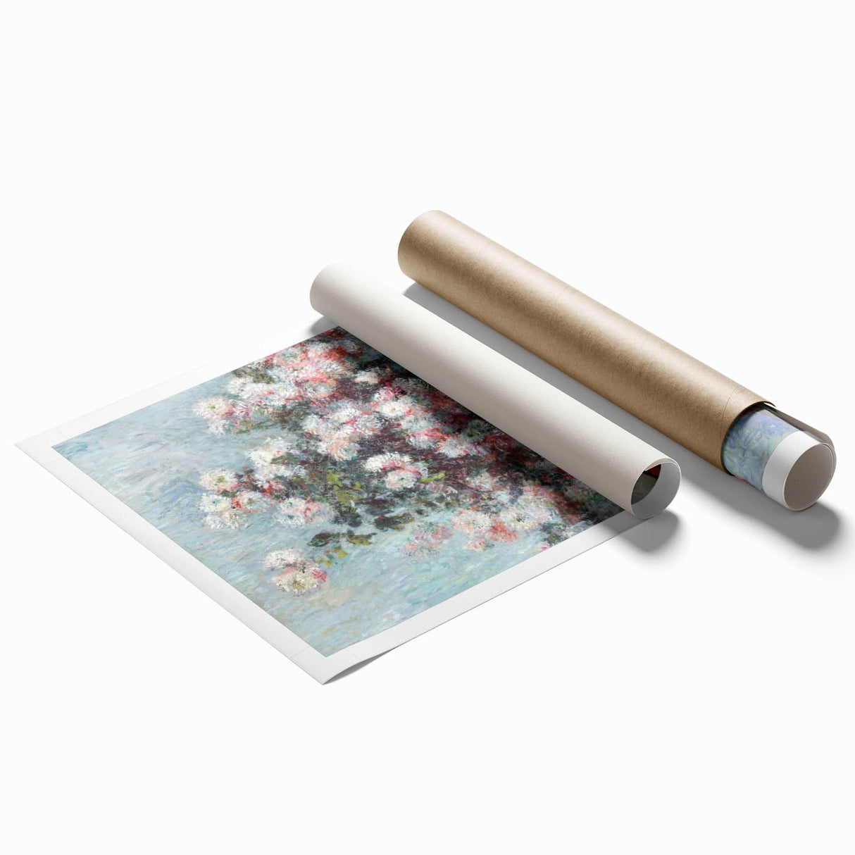 Impressionist Floral Art - Alfred William Finch’s Chrysanthemums Print