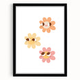 Children’s Wall Decor - Playful Floral Kids Room Art Prints