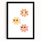 Children’s Wall Decor - Playful Floral Kids Room Art Prints
