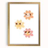 Children’s Wall Decor - Playful Floral Kids Room Art Prints