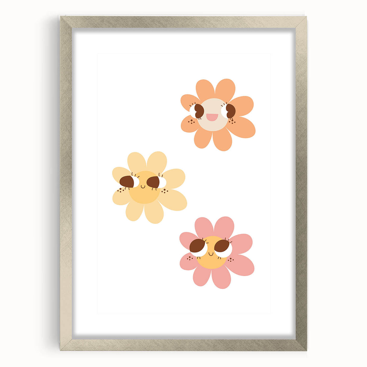 Children’s Wall Decor - Playful Floral Kids Room Art Prints