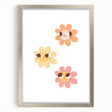 Children’s Wall Decor - Playful Floral Kids Room Art Prints