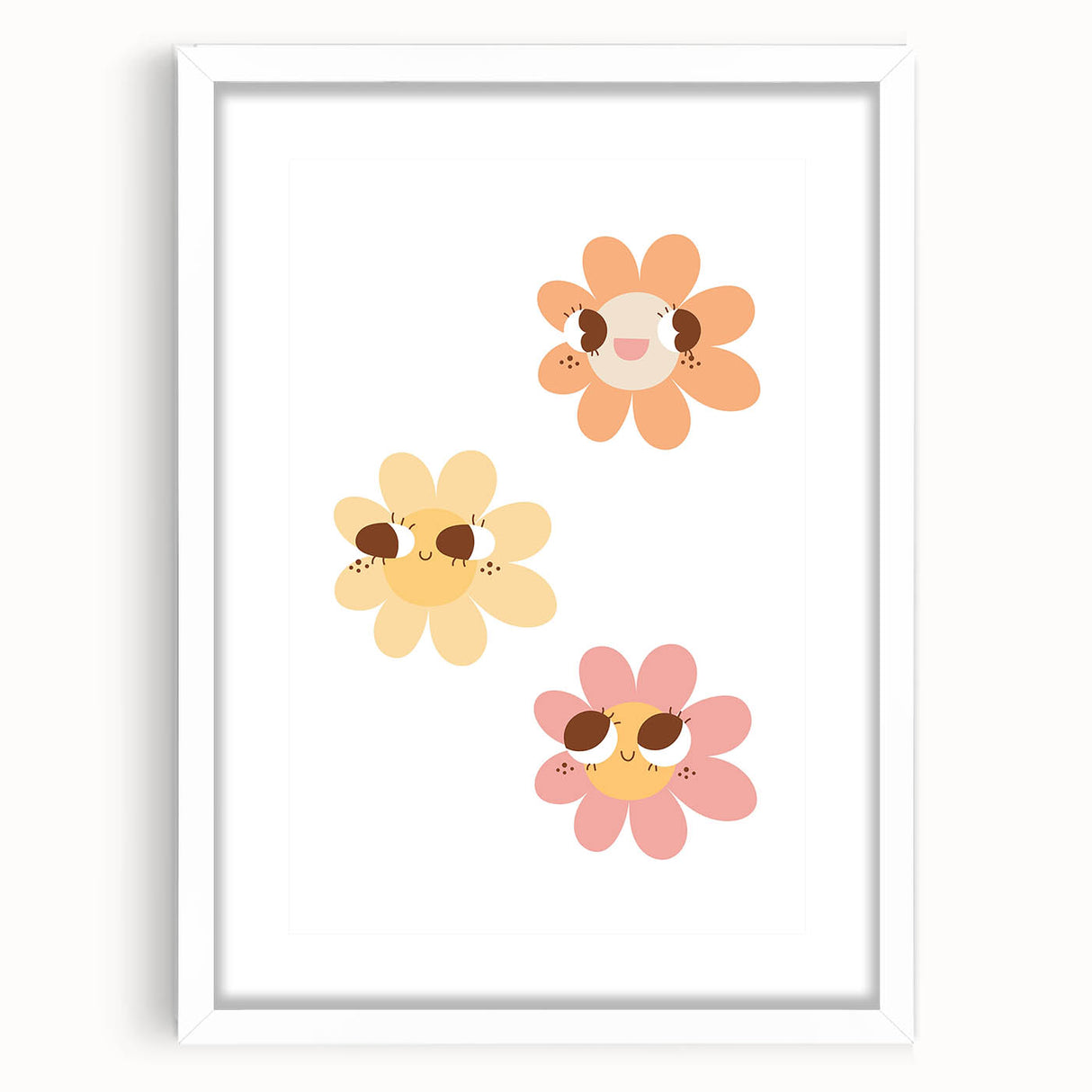 Children’s Wall Decor - Playful Floral Kids Room Art Prints