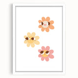 Children’s Wall Decor - Playful Floral Kids Room Art Prints