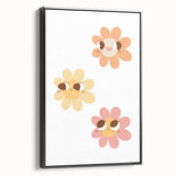 Children’s Wall Decor - Playful Floral Kids Room Art Prints