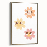 Children’s Wall Decor - Playful Floral Kids Room Art Prints