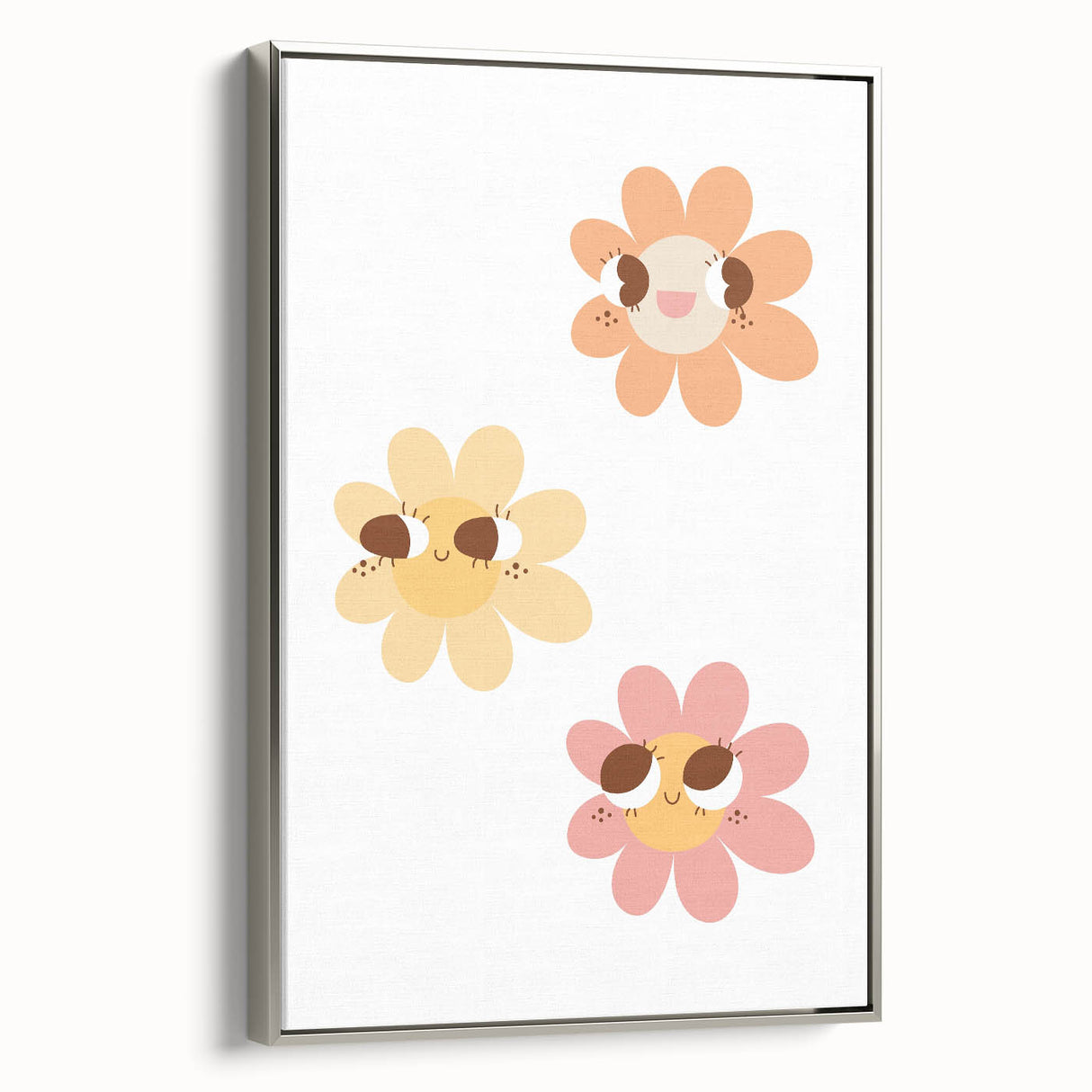 Children’s Wall Decor - Playful Floral Kids Room Art Prints