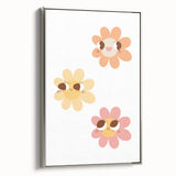 Children’s Wall Decor - Playful Floral Kids Room Art Prints