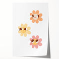 Children’s Wall Decor - Playful Floral Kids Room Art Prints