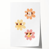 Children’s Wall Decor - Playful Floral Kids Room Art Prints
