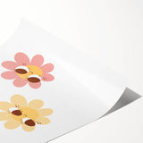 Children’s Wall Decor - Playful Floral Kids Room Art Prints