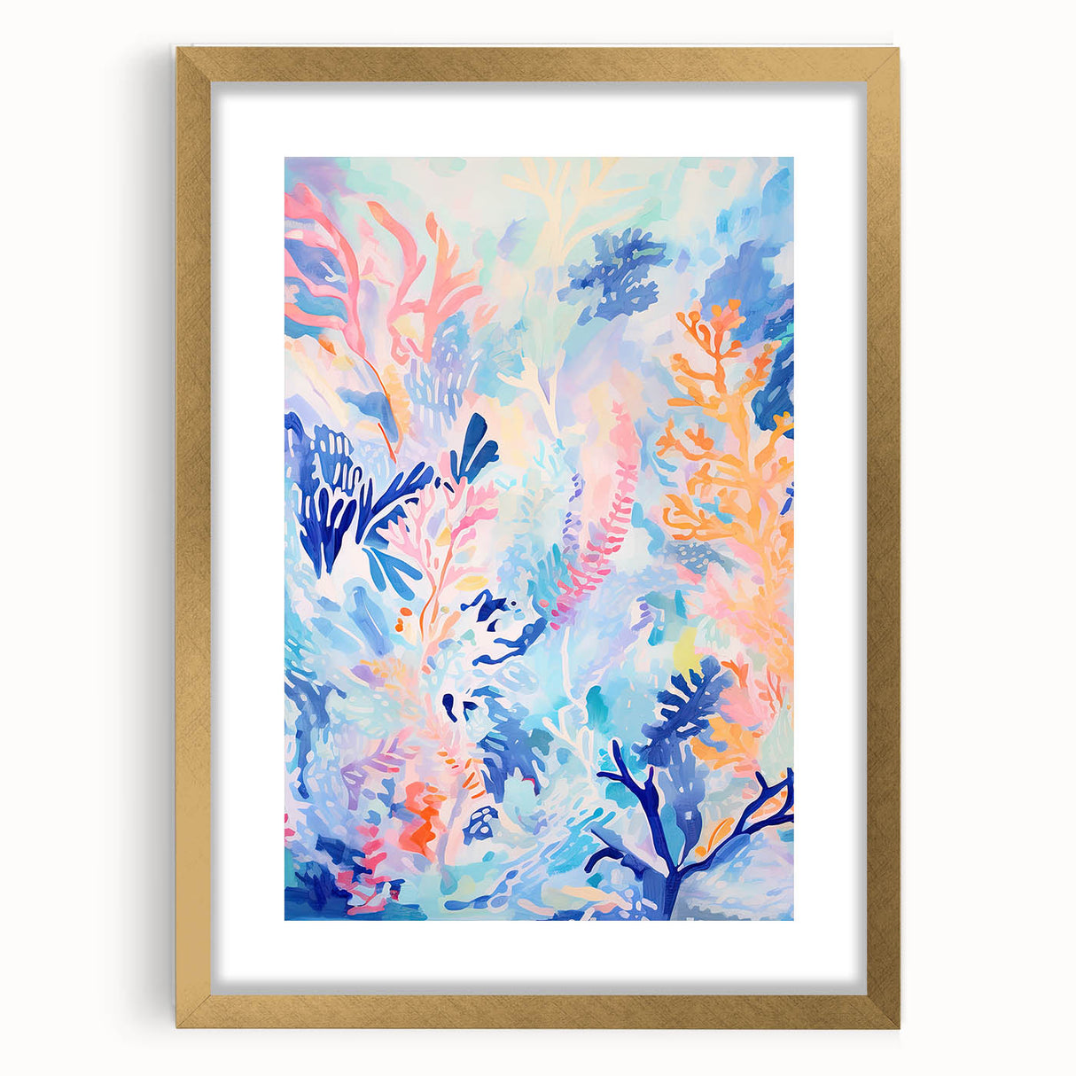 Acrylic Glass Art for Kids Rooms – Ocean Coral Wall Art