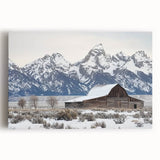 Landscape canvas art depicting a vibrant barn scene, showcasing rich colors and intricate details of the building and surrounding nature, perfect for rustic home decor.
