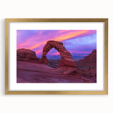 Landscape view of a canyons-themed framed art piece with a gold mat, showcasing intricate details and warm earthy tones, perfect for home decor enhancement.