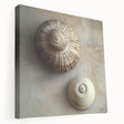 Close-up image of nature elements on a stretched canvas, featuring vivid green tones, ideal for kitchen wall art.