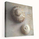 Close-up image of nature elements on a stretched canvas, featuring vivid green tones, ideal for kitchen wall art.