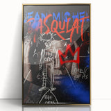 Basquiat Pop Art Wall Art - Bold Graffiti-Inspired Canvas Print
