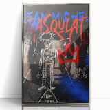 Basquiat Pop Art Wall Art - Bold Graffiti-Inspired Canvas Print