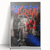 Basquiat Pop Art Wall Art - Bold Graffiti-Inspired Canvas Print