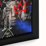 Basquiat Pop Art Wall Art - Bold Graffiti-Inspired Canvas Print