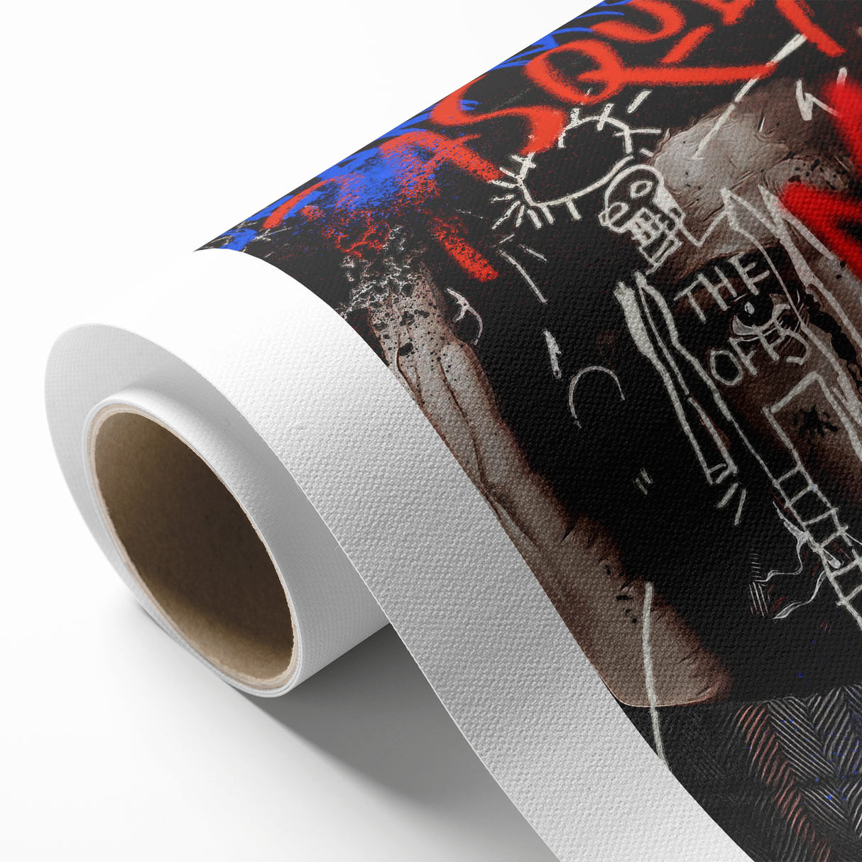 Basquiat Pop Art Wall Art - Bold Graffiti-Inspired Canvas Print
