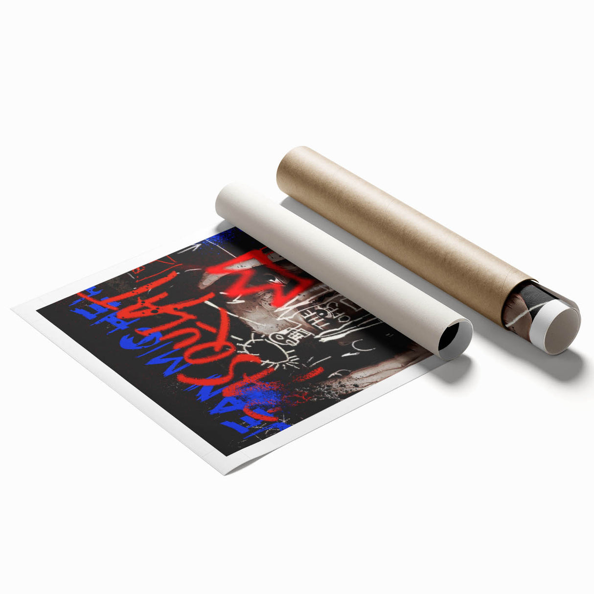 Basquiat Pop Art Wall Art - Bold Graffiti-Inspired Canvas Print