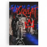Basquiat Pop Art Wall Art - Bold Graffiti-Inspired Canvas Print