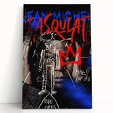 Basquiat Pop Art Wall Art - Bold Graffiti-Inspired Canvas Print