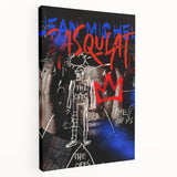 Basquiat Pop Art Wall Art - Bold Graffiti-Inspired Canvas Print