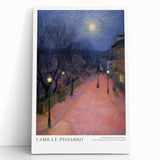 Black and white abstract print on stretched canvas, featuring dynamic brush strokes.