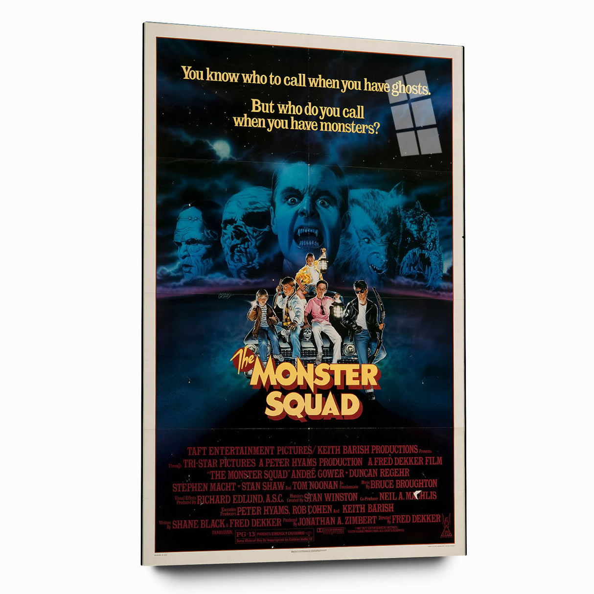 Retro Monster Squad Poster Art - Vintage 80s Horror Comedy Movie Prints