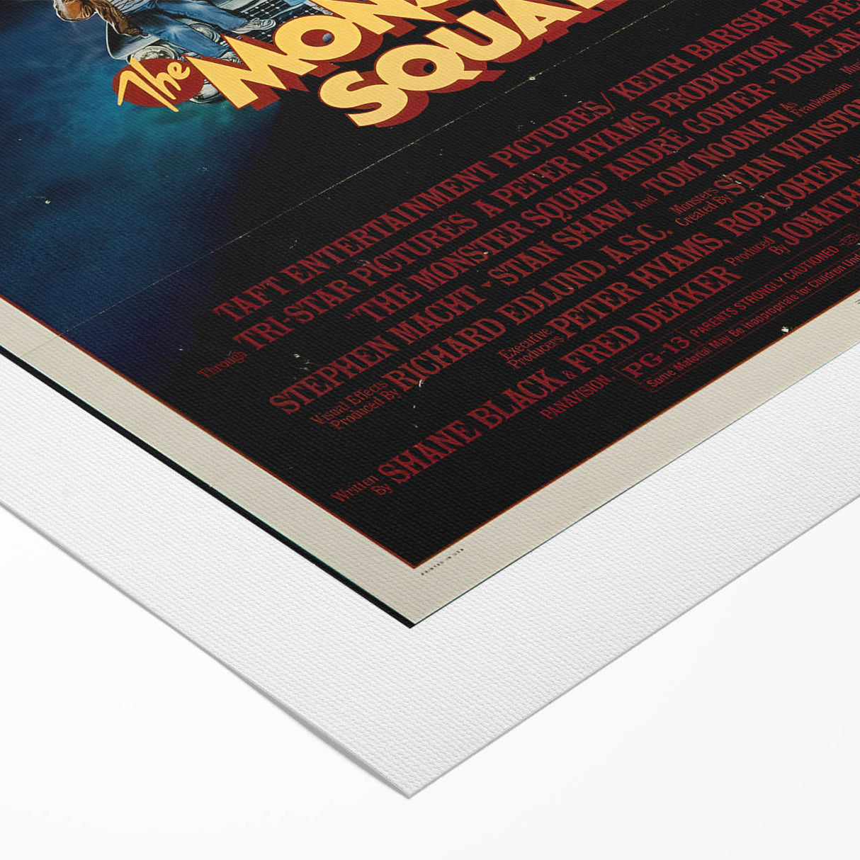 Retro Monster Squad Poster Art - Vintage 80s Horror Comedy Movie Prints