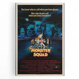 Retro Monster Squad Poster Art - Vintage 80s Horror Comedy Movie Prints