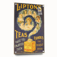 Vintage Lipton's Tea Ad | Classic Retro Tea Advertisement Art
