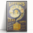 Vintage Lipton's Tea Ad | Classic Retro Tea Advertisement Art