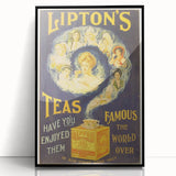 Vintage Lipton's Tea Ad | Classic Retro Tea Advertisement Art