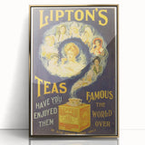 Vintage Lipton's Tea Ad | Classic Retro Tea Advertisement Art