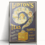 Vintage Lipton's Tea Ad | Classic Retro Tea Advertisement Art
