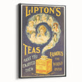 Vintage Lipton's Tea Ad | Classic Retro Tea Advertisement Art