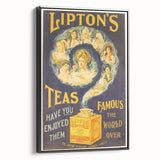 Vintage Lipton's Tea Ad | Classic Retro Tea Advertisement Art