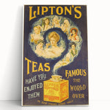 Vintage Lipton's Tea Ad | Classic Retro Tea Advertisement Art