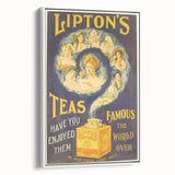 Vintage Lipton's Tea Ad | Classic Retro Tea Advertisement Art