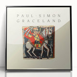 Paul Simon Graceland Retro Wall Art – Vintage Canvas Print