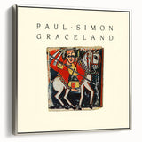 Paul Simon Graceland Retro Wall Art – Vintage Canvas Print