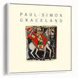 Paul Simon Graceland Retro Wall Art – Vintage Canvas Print