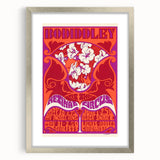 Vintage Bo Diddley Retinal Circus Poster 1975 - Retro Music Art